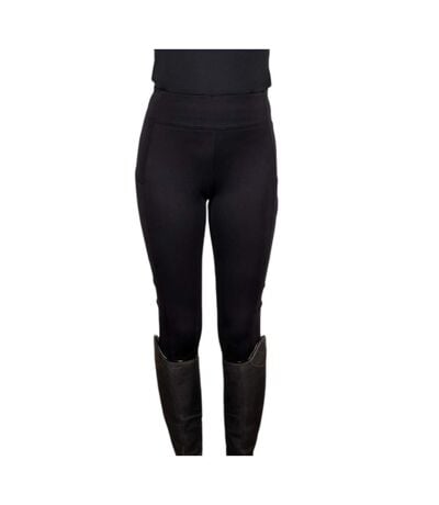 Pantalon D´équitation Style Scintillant Hamilton Femme Noir Coldstream