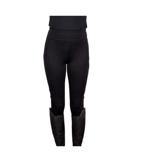 Pantalon D´équitation Style Scintillant Hamilton Femme Noir Coldstream