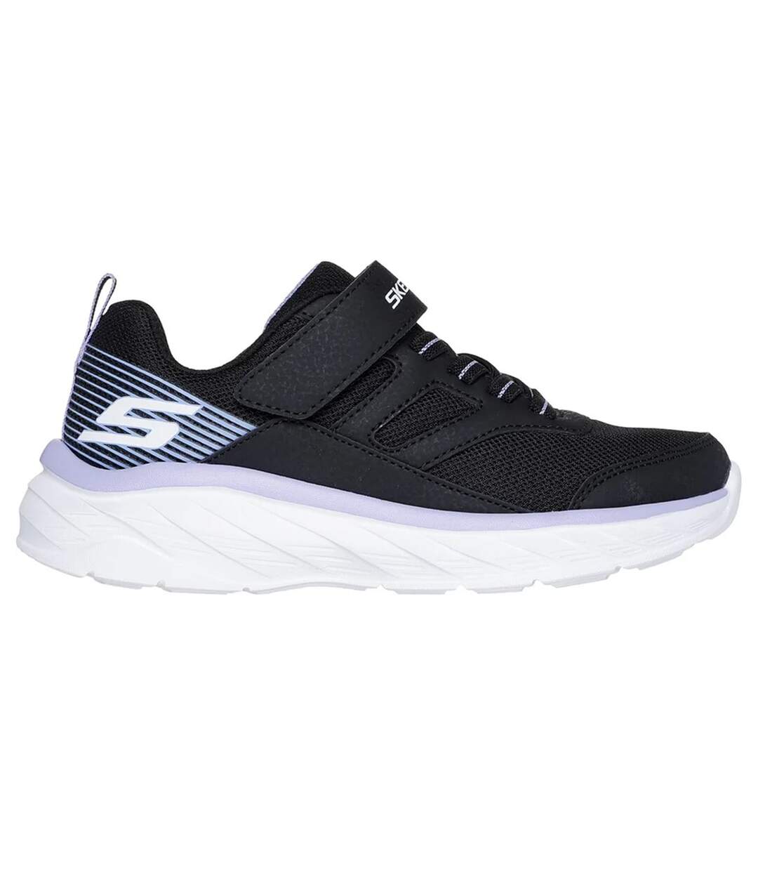 Baskets boundless fille noir / lavande Skechers-3