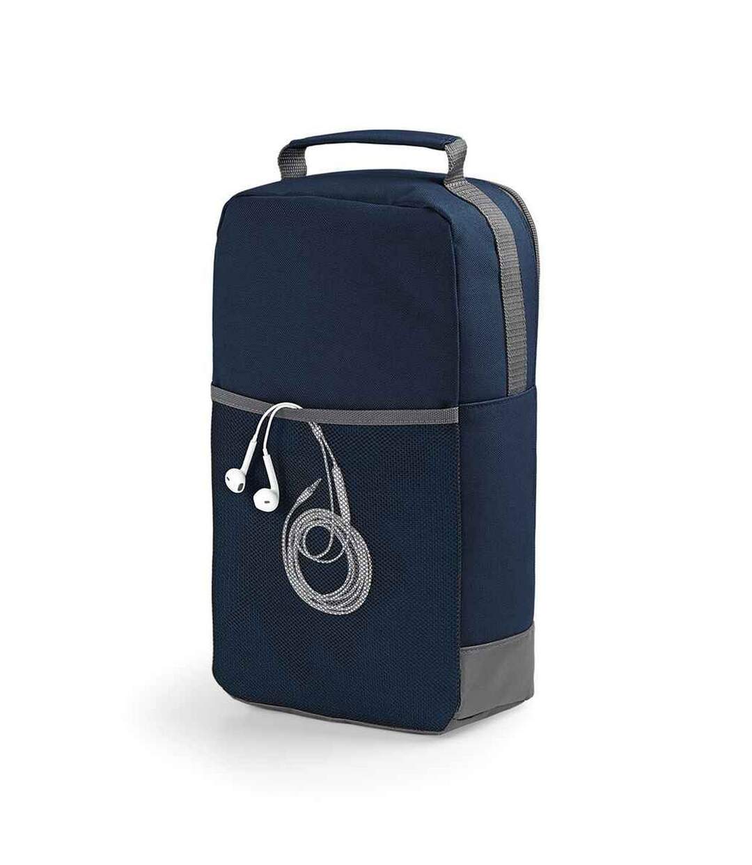 Sac à chaussures athleisure taille unique bleu marine français Bagbase-2