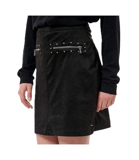 Jupe en daim noir femme kaporal batiah