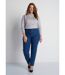 Jean 5 poches ceinture extensible coton stretch-4