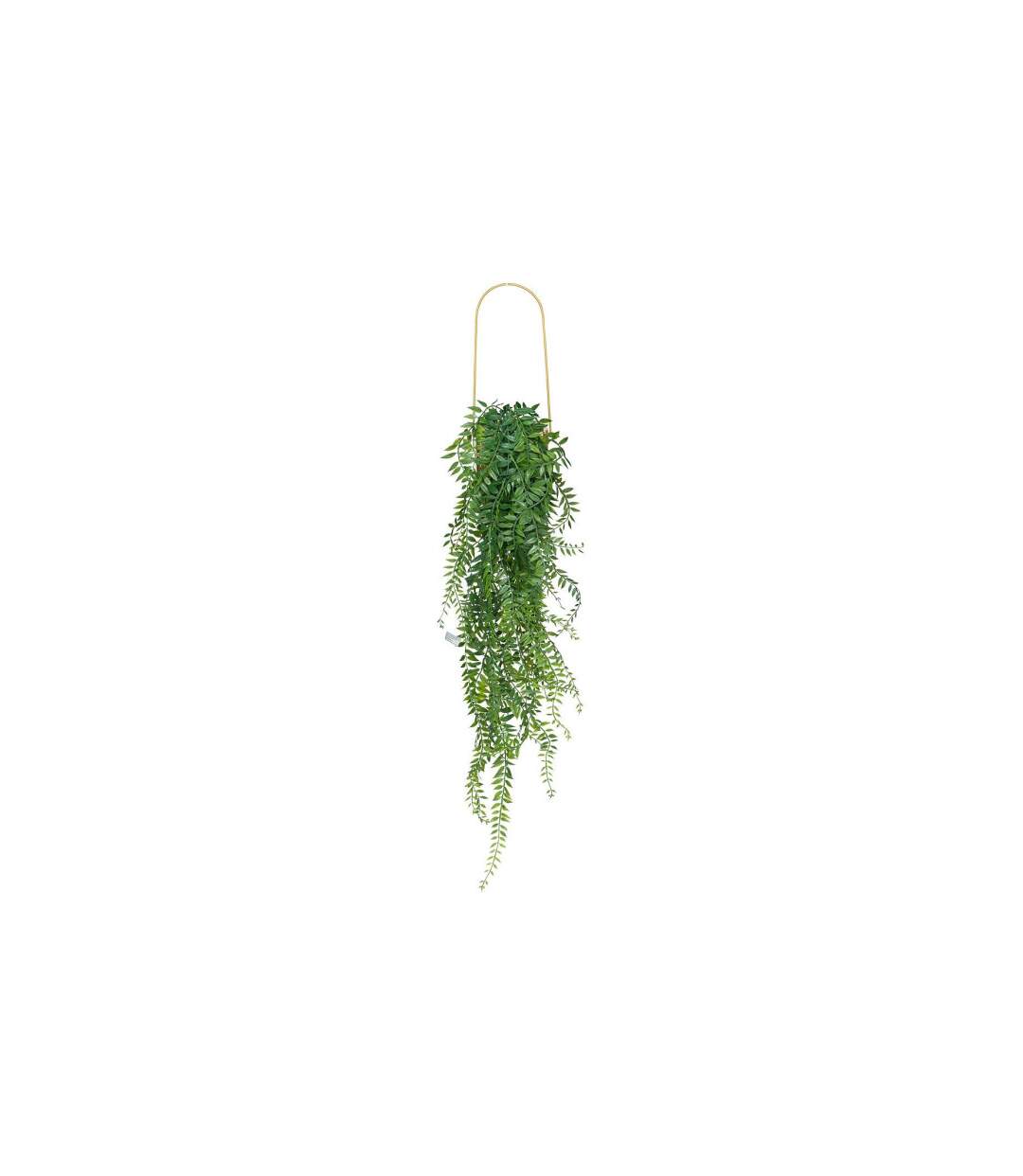 Plante Artificielle à Suspendre Le Collectionneur 82cm Or-1