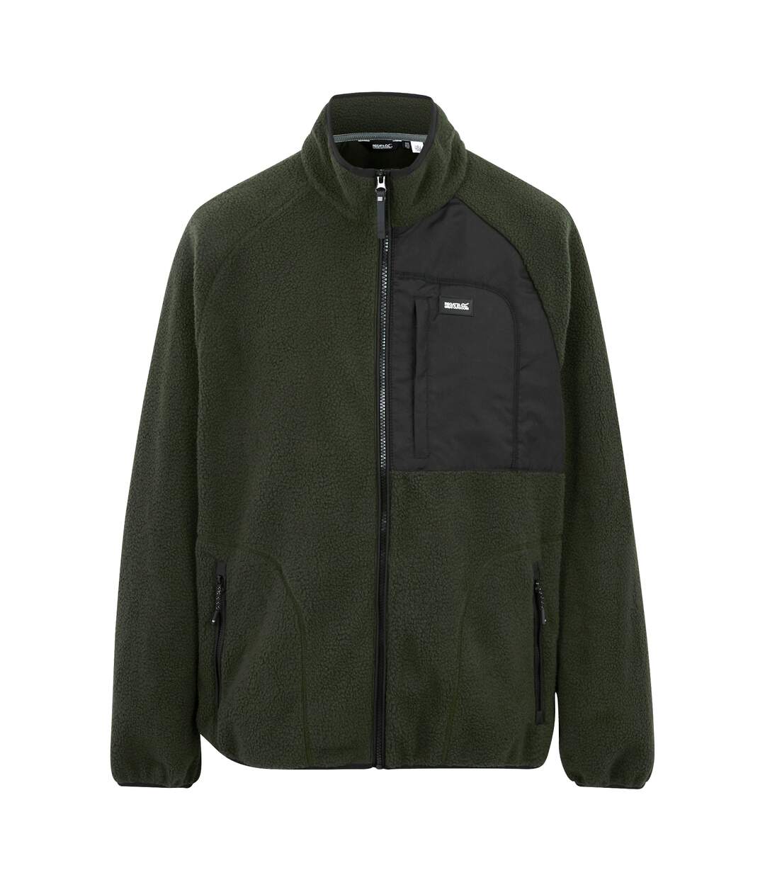 Veste Polaire Frankie Homme Kaki Foncé Regatta-2