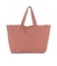 Sac shopping en coton délavé - KI3208 - rose ochre