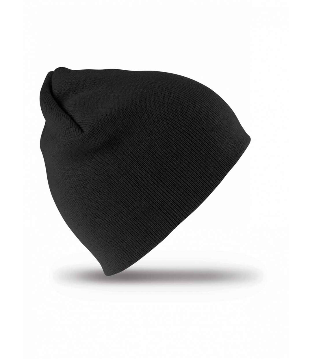 Bonnet tricot court - taille unique adulte - Result RC044X - noir-2