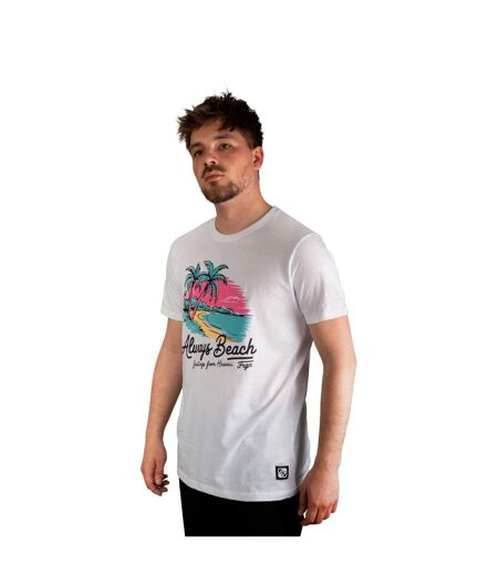 T-shirt homme en jersey 140GSM imprimé devant Hawaii Freegun