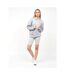 Womens/ladies Karodar Cycling Shorts Grey Marl Juice-1