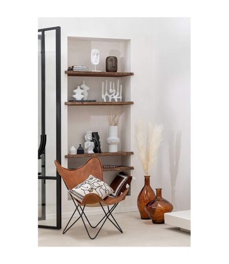 Vase Design en Verre Cherry 60cm Marron