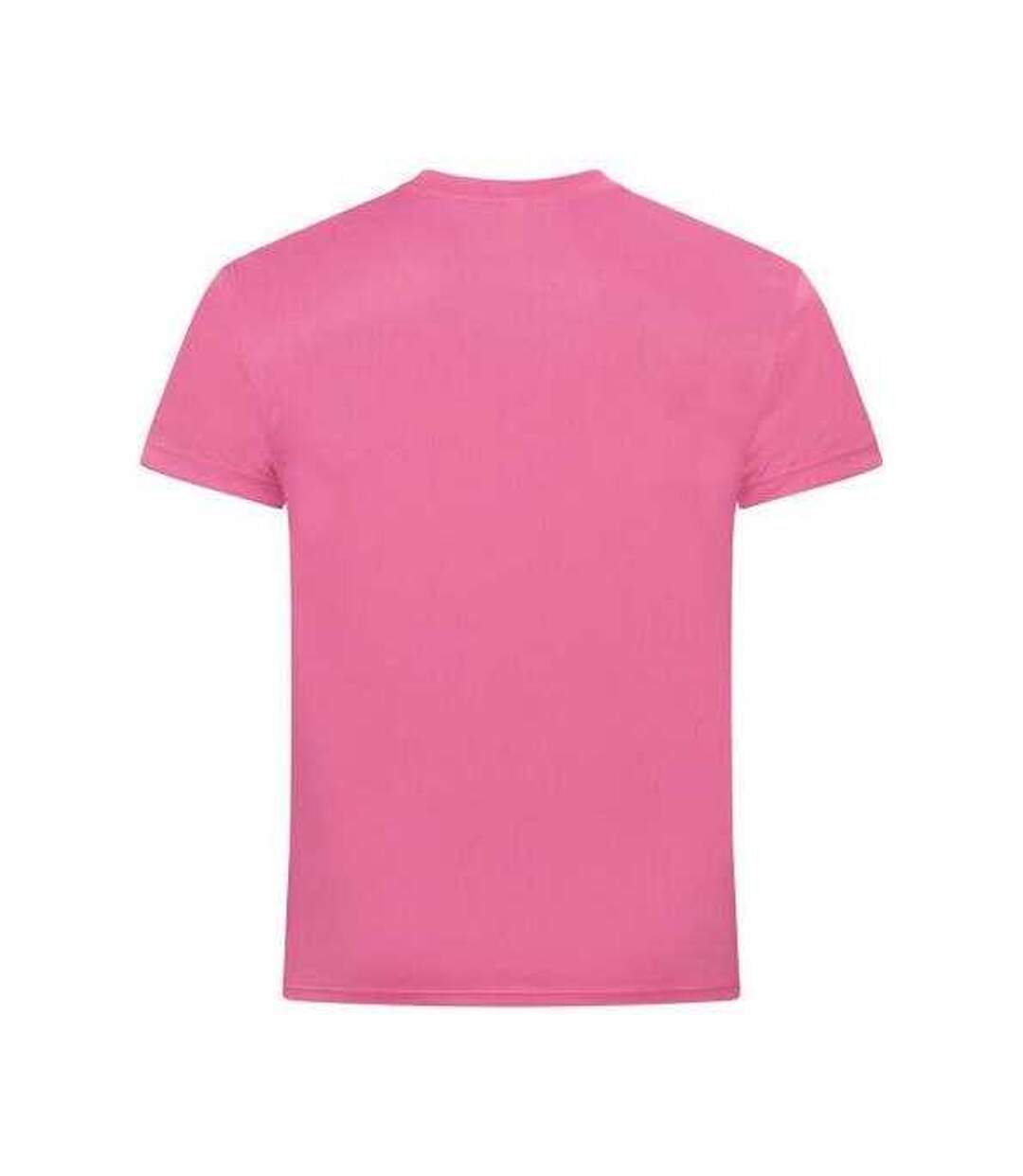 Mens Basic Active T-shirt Active Pink Clique-2