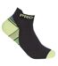 Pro-Tonic Womens/Ladies Compression Trainer Liner Socks (Pack Of 2) (Yellow/Red/Orange) - UTUT1056