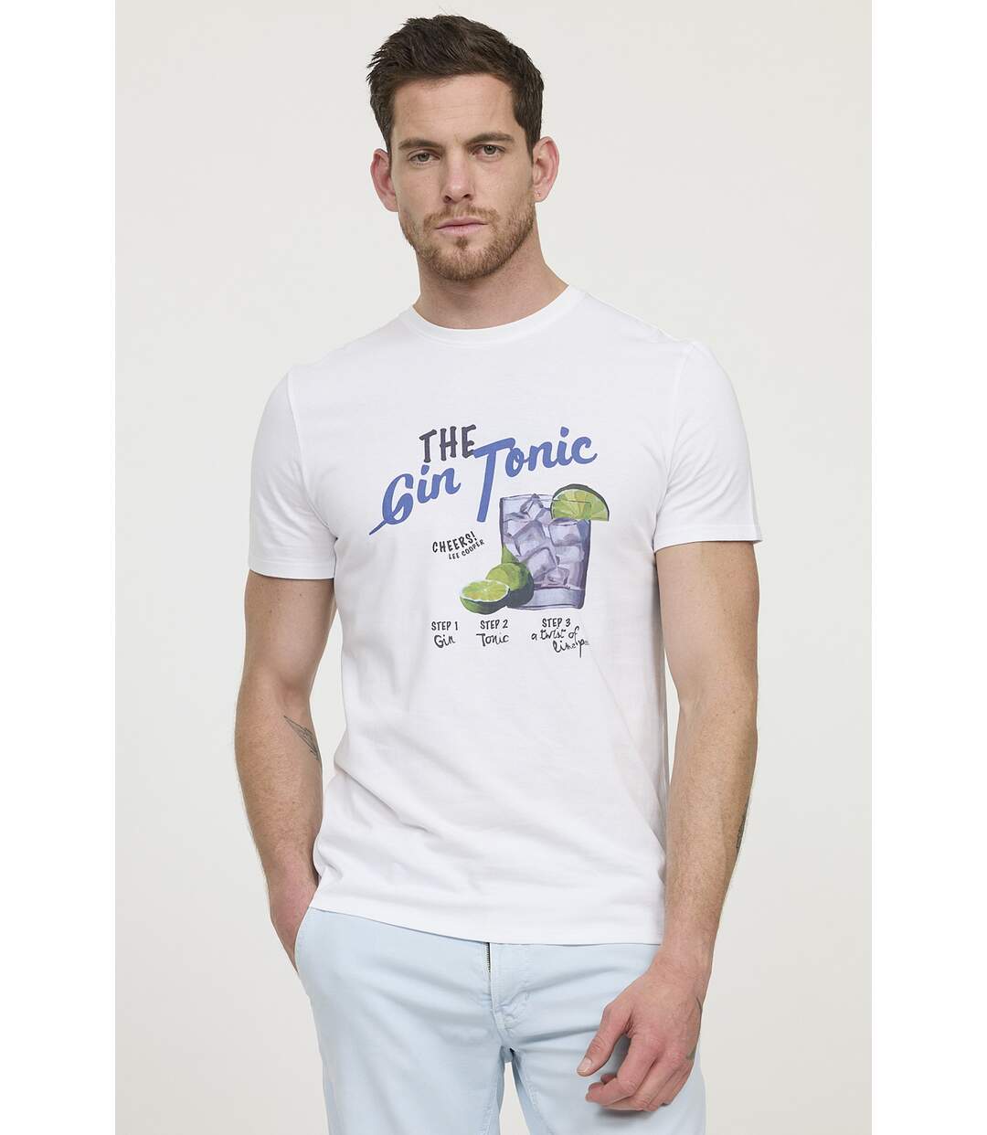 T-shirt manches courte coton regular ATONIC-1