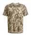 Mens Camo Technical Regular T-shirt Khaki Green Under Armour-1