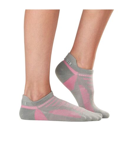 Chaussettes de sport parker metro femme gris / rose Tavi Noir