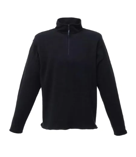 Mens Micro Zip Neck Fleece Top 170 Gsm Noir Regatta