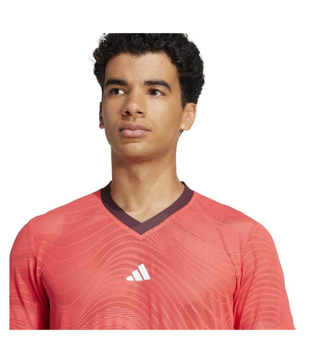 T-shirt Tennis Pro Homme Rouge Adidas-4