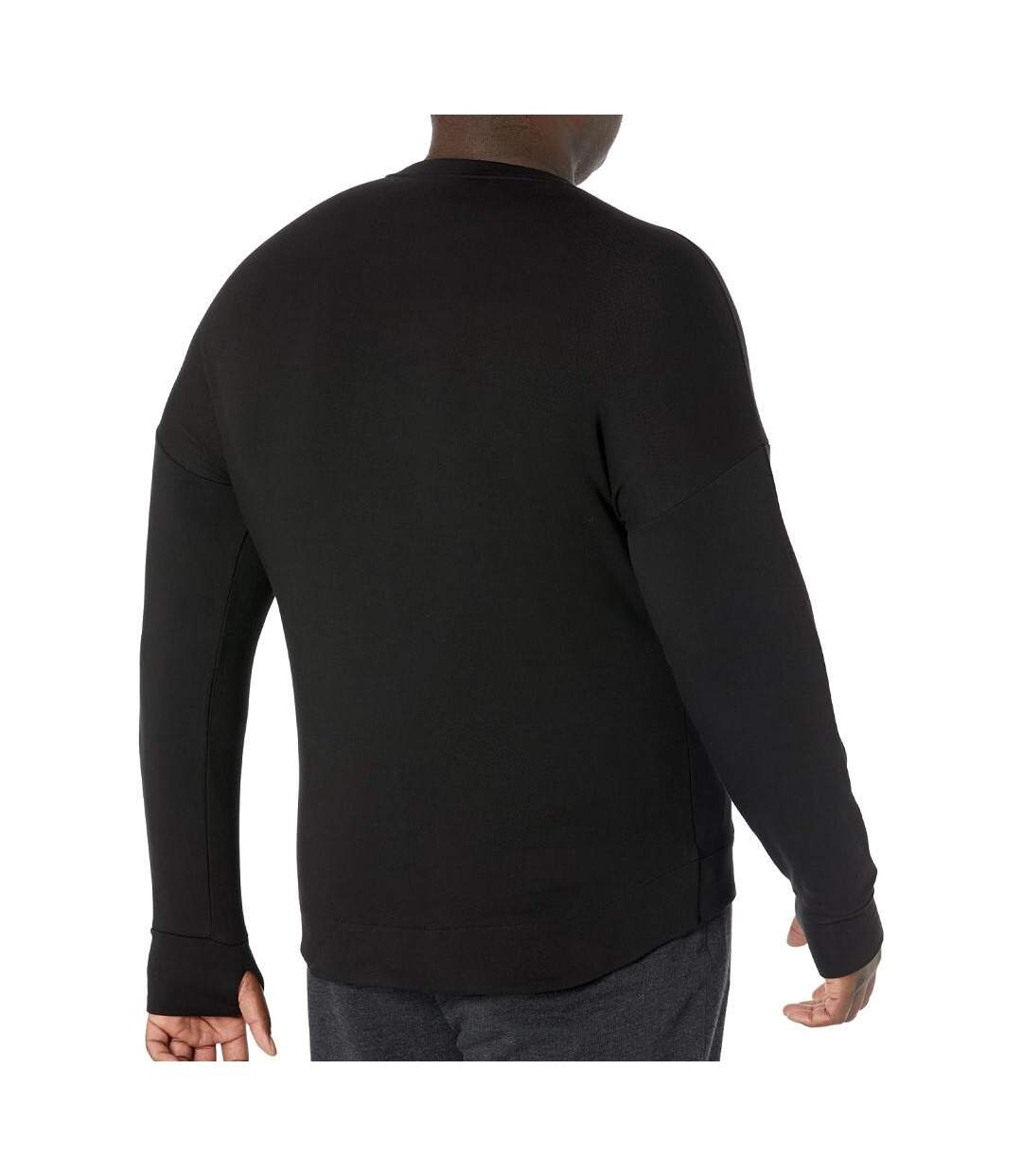 Sweat noir homme superdry training gymtech crew - xs-2
