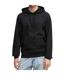 Sweat À Capuche Motif/style En Relief Homme Noir Guess-1