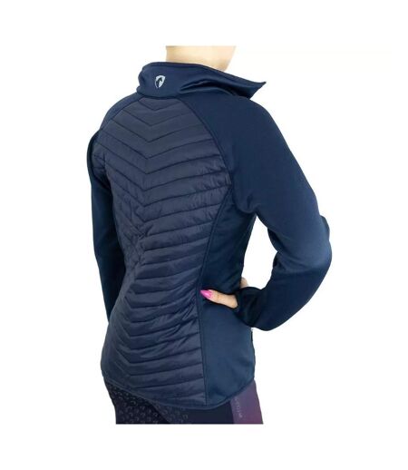 Womens/ladies synergy elevate sync lightweight padded jacket navy/fig Hy