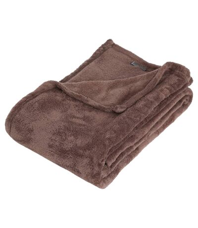 Plaid en microfibre - 125 x 150 cm - Taupe