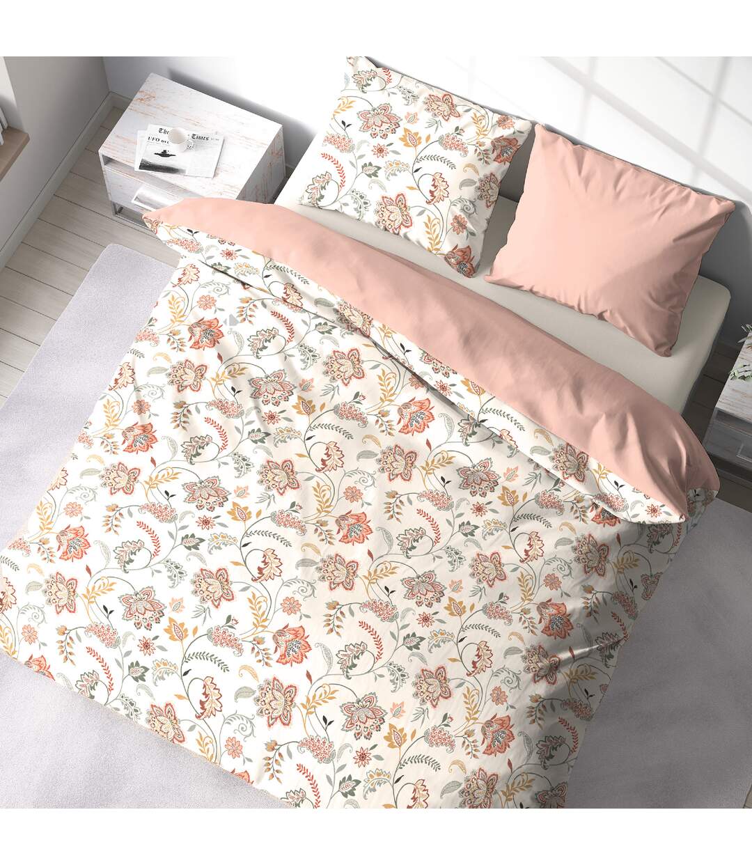 Parure de lit ISPANA polyester microfibre  Taie 63x63 cm-1