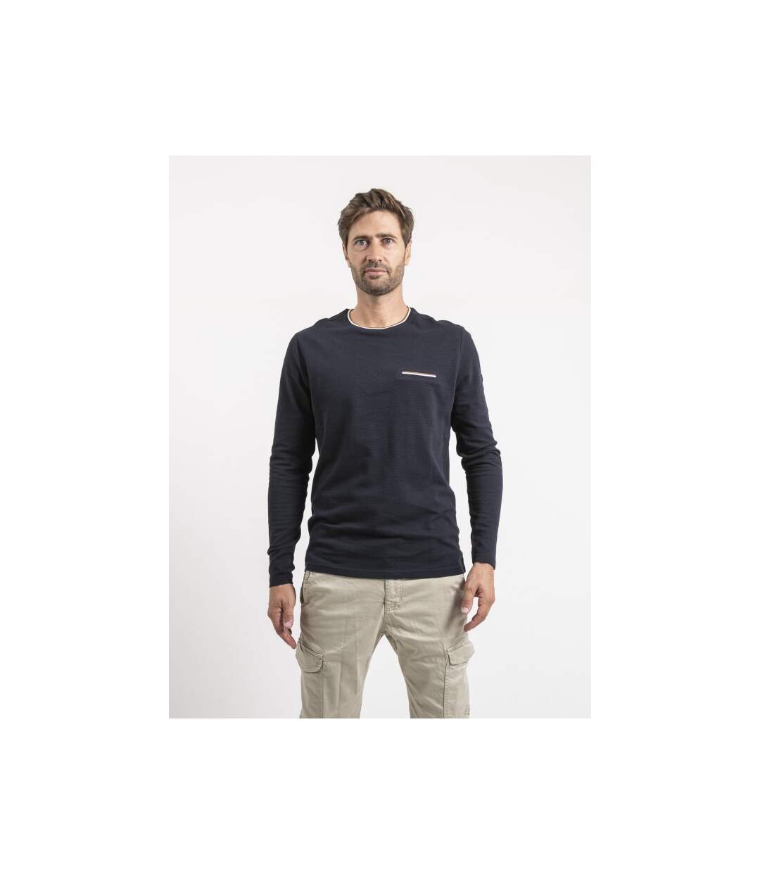 T-shirt manches longues pur coton JINICOLE-1