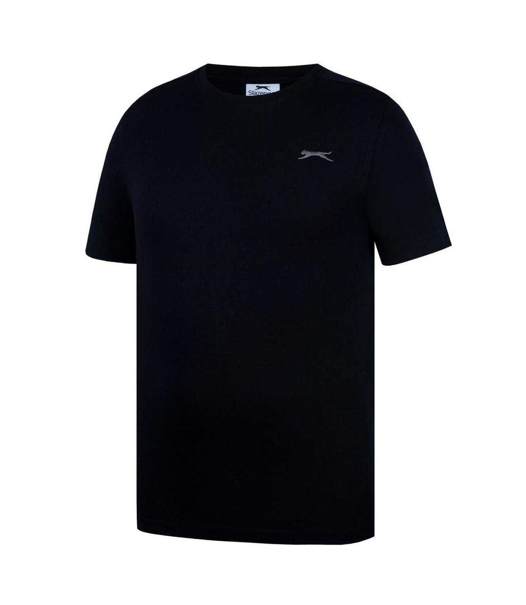T-shirt Motif/style Logo 3d Homme Noir Slazenger-3
