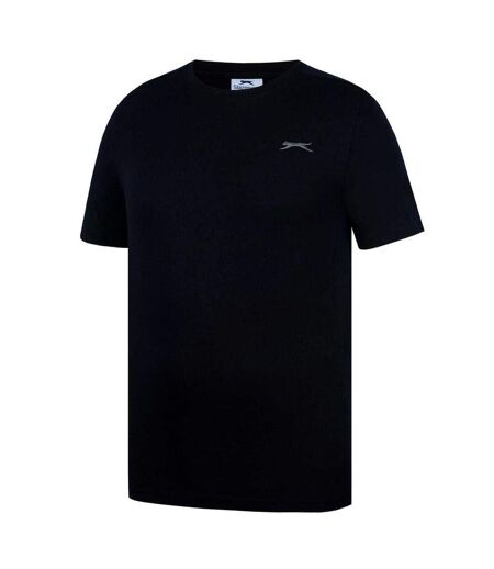 T-shirt Motif/style Logo 3d Homme Noir Slazenger