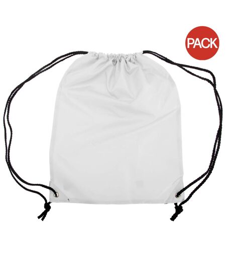 Lot de 2  Stafford sac fourre-tout 13 litres taille unique blanc Shugon