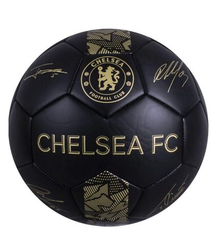Chelsea FC - Ballon de foot PHANTOM (Noir / Doré) (Taille 5) - UTRD2624