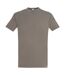 T-shirt manches courtes imperial homme gris clair SOLS