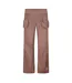 Womens/ladies Woven Relaxed Fit Walking Trousers Brown Puma-1