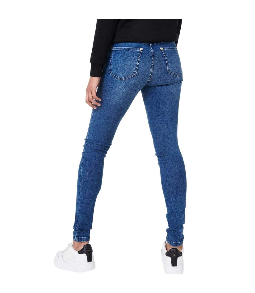 Womens/ladies Stevie Skinny Jeans Light Blue Biba-3
