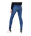 Womens/ladies Stevie Skinny Jeans Light Blue Biba-3