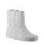 TWINDAY Lot de 3 paires de Chaussettes Femme SPORTIVE Blanc Bleu