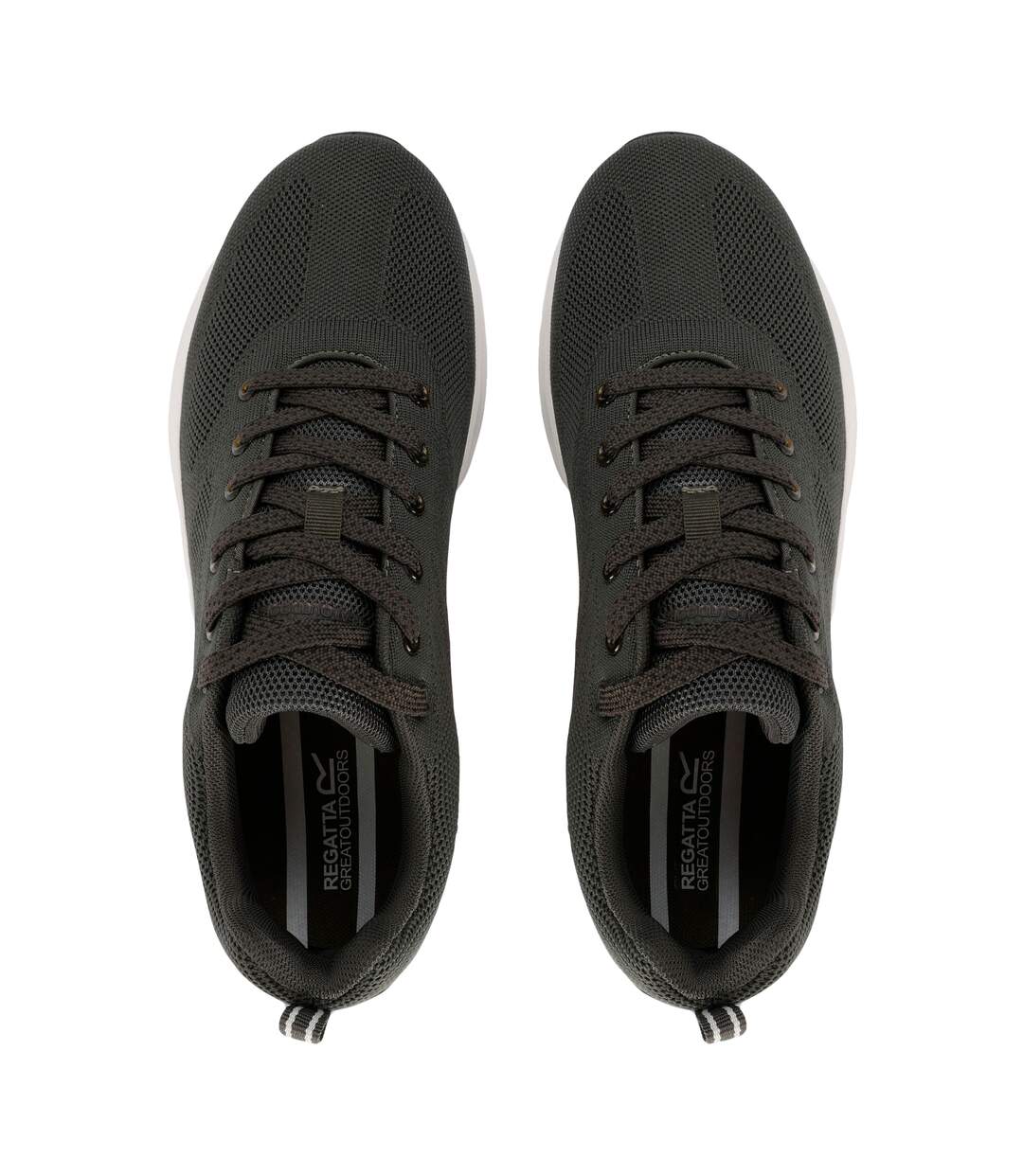 Mens Marine Sport Trainers Dark Khaki Regatta-4