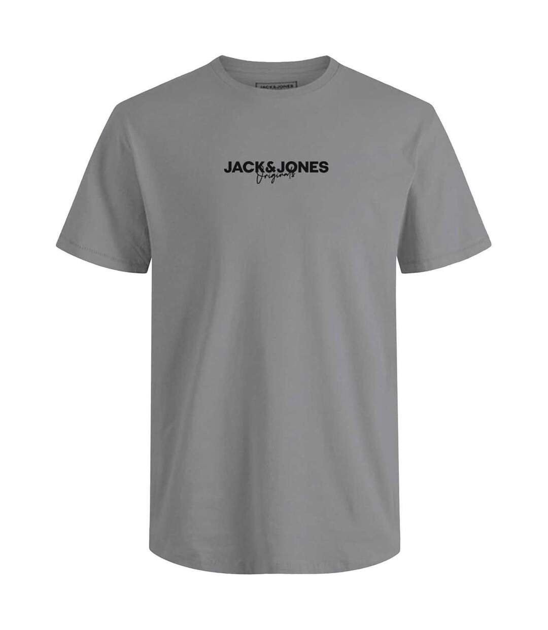 Lot De 5  T-shirts Corp Homme Blanc Gris Bleu Marine Kaki Beige Jack And Jones-4