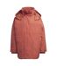 Womens/ladies Originals Parka Burgundy Adidas-2