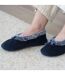 Isotoner Chaussons Ballerines femme semelle ultra-souple, confortables, semelle à mémoire de forme-2