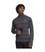 Mens Velociti Quarter Zip Fitted Long-sleeved Top Frost Gray Under Armour-1