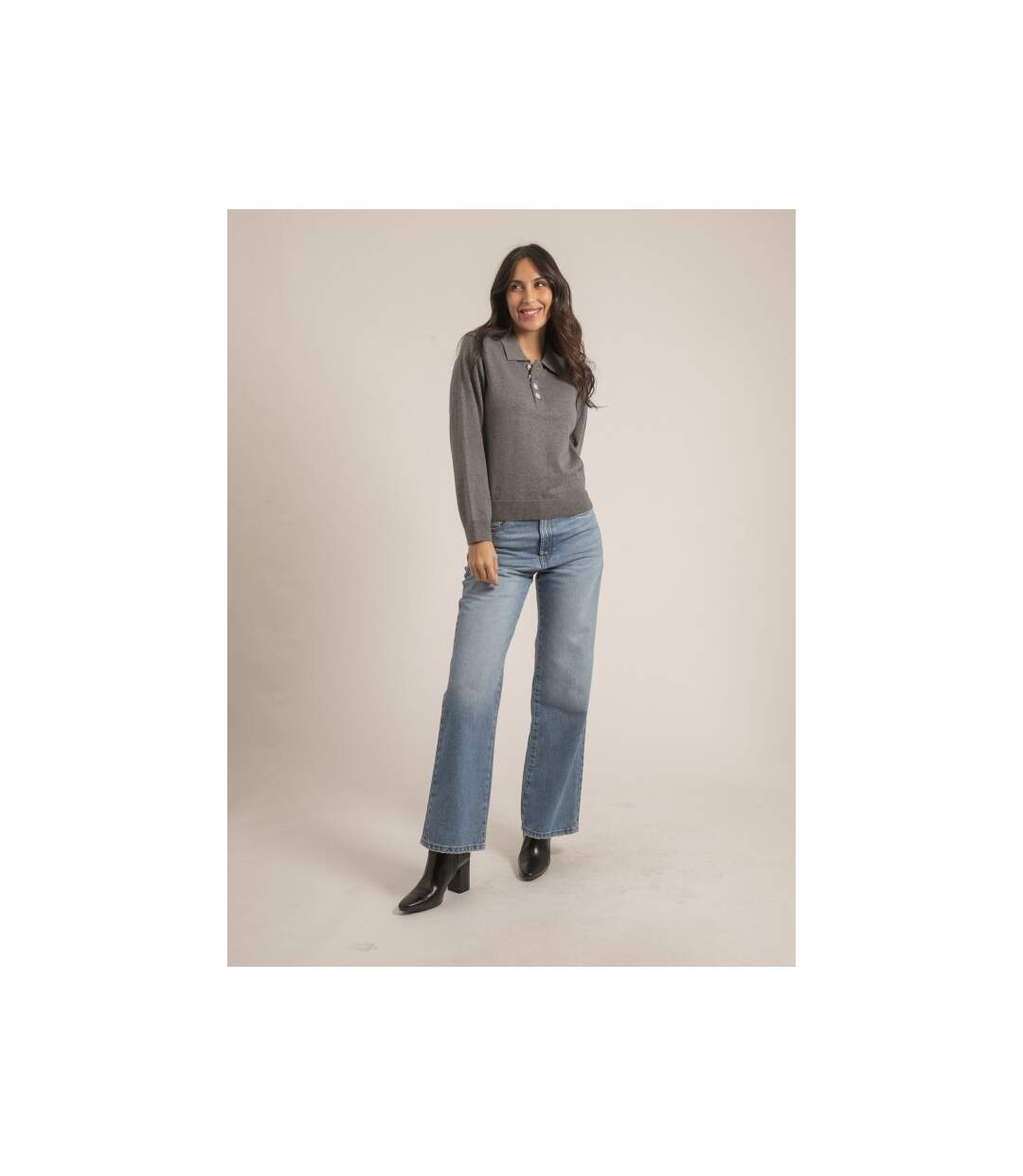 Pull fin col polo KONOR - Dona X Lisa-4