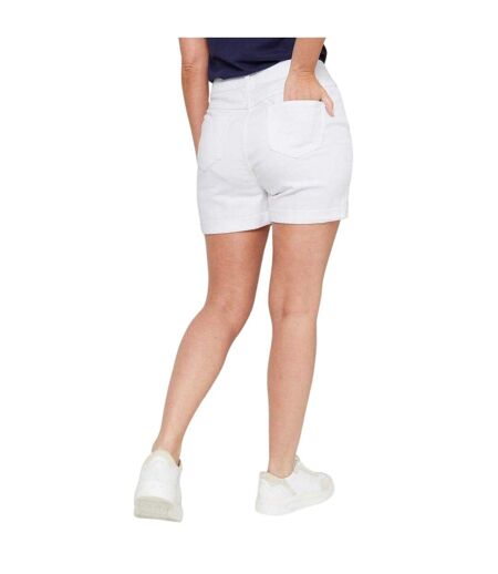 Womens/ladies Denim Jean Shorts White Be You