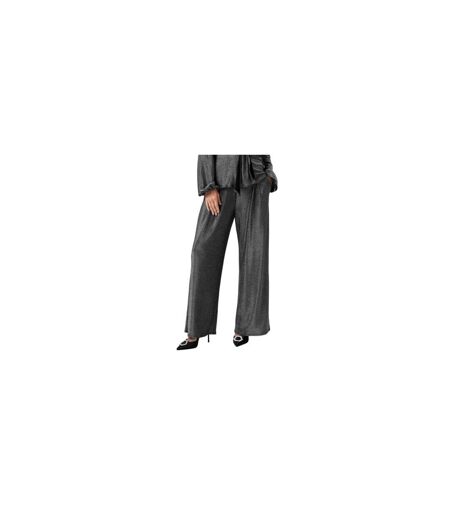 Womens/ladies Wide Leg Trousers Silver Biba