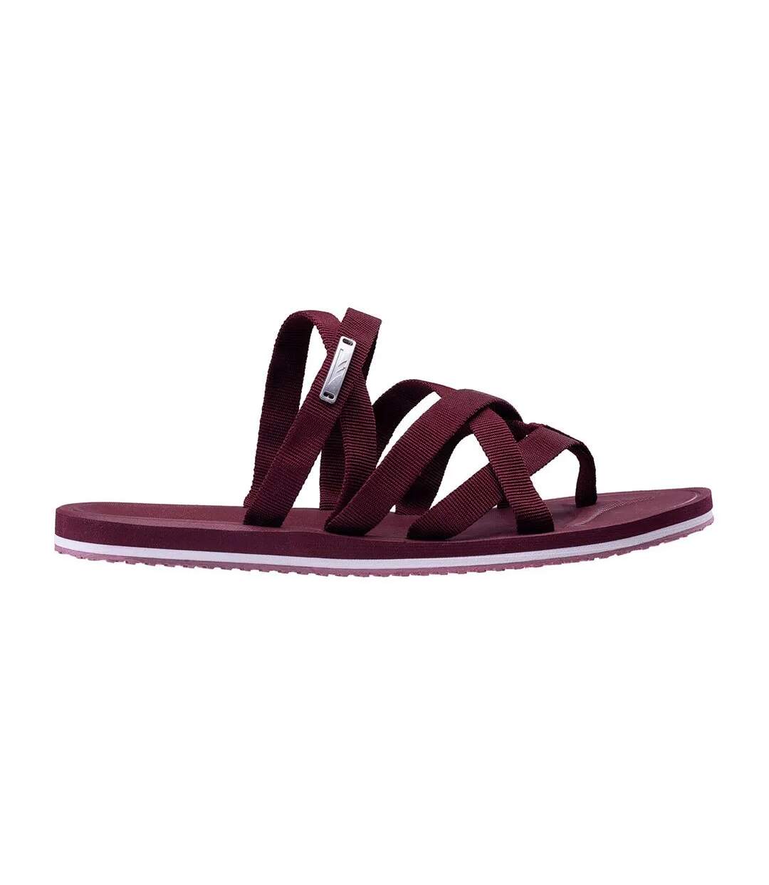 Tongs Pima Femme Crème Bordeaux Hi-Tec-3
