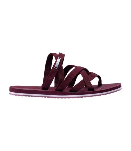 Tongs Pima Femme Crème Bordeaux Hi-Tec