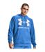 Sweat À Capuche Entraînement Style Gros Logo Rival Homme Bleu Under Armour-1