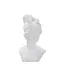 Statuette Buste Femme Déco Terrence 35cm Blanc-3
