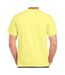 T-shirt manches courtes homme jaune Gildan