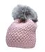 Bonnet Motif/style Logo Femme Rose 4F-1