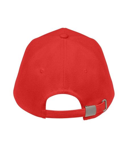 Casquette de baseball seoul adulte rouge SOLS